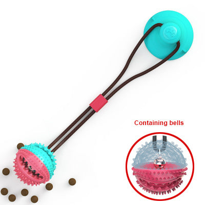 Suction Cup Tug Toy with Chew Ball