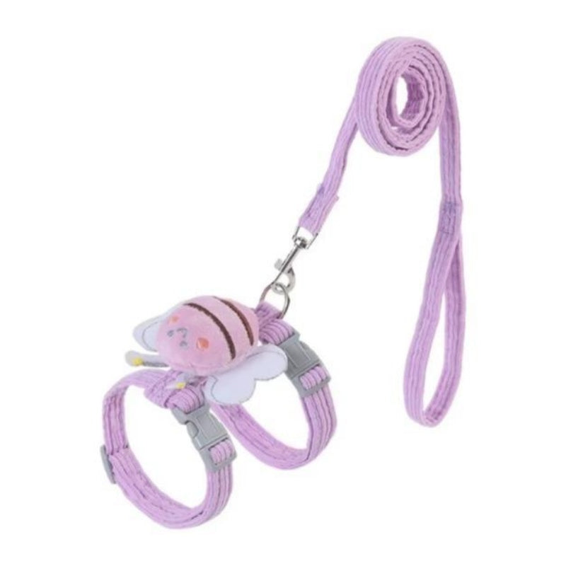 Cat Small Dog Wings Decoration Adjustable Chest Harness Leash Set Pet Supplies