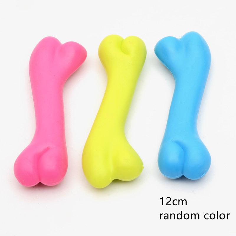 Rubber Bite Resistant Toys, High Quality Dog Bone Type