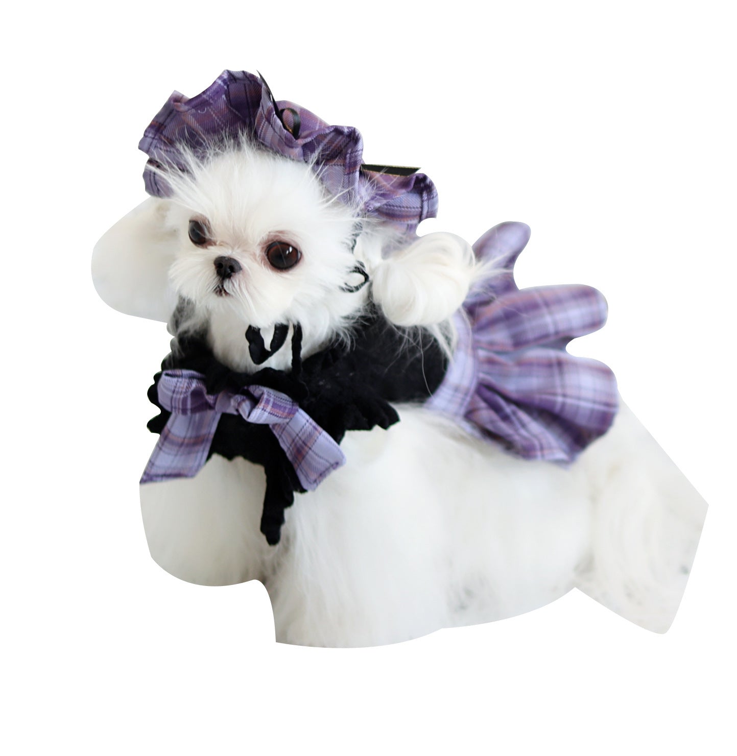 Plaid Bow Pet Dress