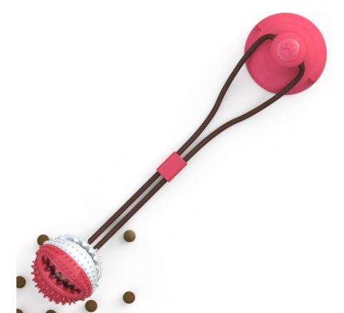 Suction Cup Tug Toy with Chew Ball