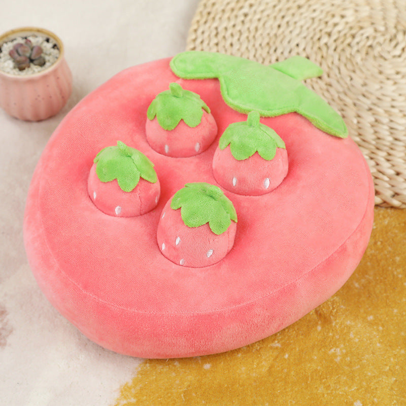 Carrot Pulling Plush Snuffle Toy