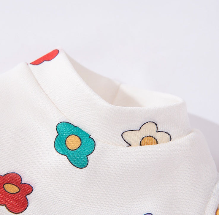 Cute Flower Print Dress