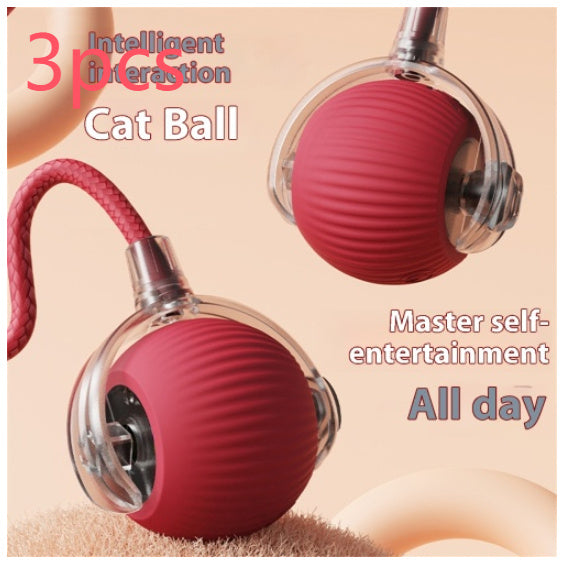 Automatic Rolling Cat Toy Ball
