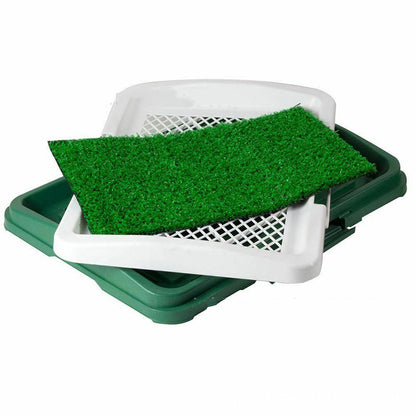 Dog Cleaning Tool Grid Lawn Flat Toilet Dog Potty