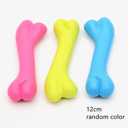 Rubber Bite Resistant Toys, High Quality Dog Bone Type