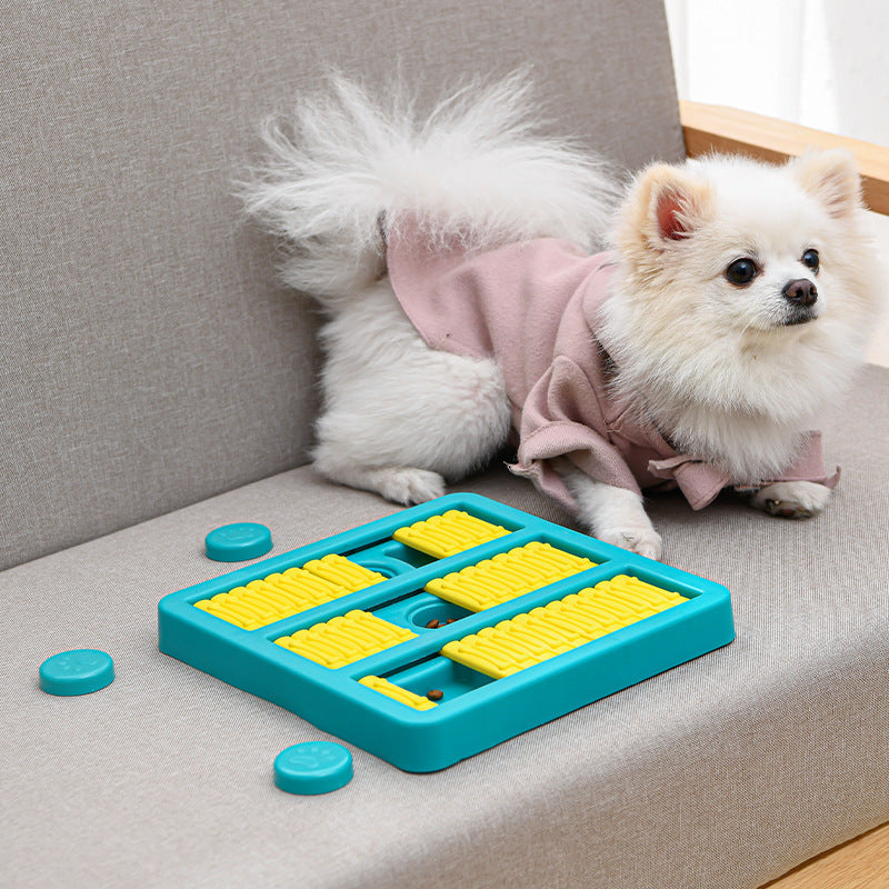 Educational Food Dispensing Dog Toy