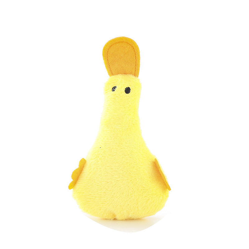 Plush Duck Squeaky Toy for Dogs & Cats