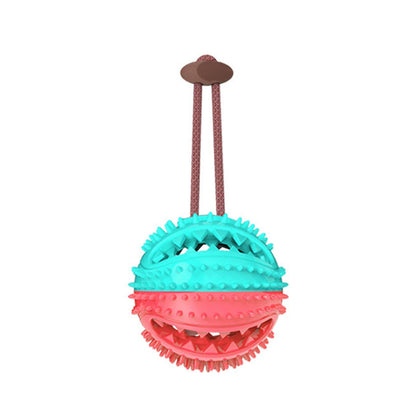 Suction Cup Tug Toy with Chew Ball