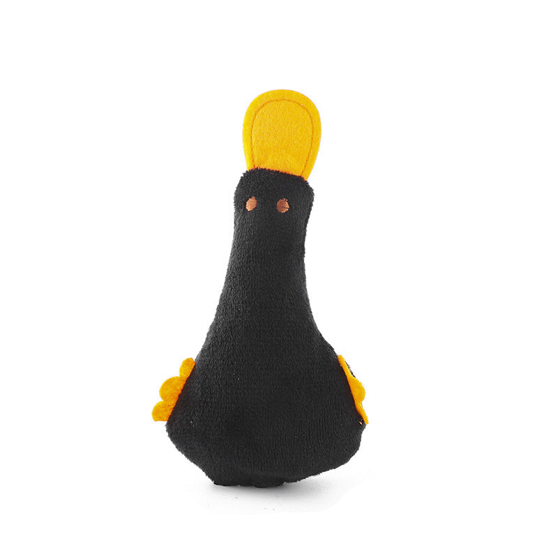 Plush Duck Squeaky Toy for Dogs & Cats