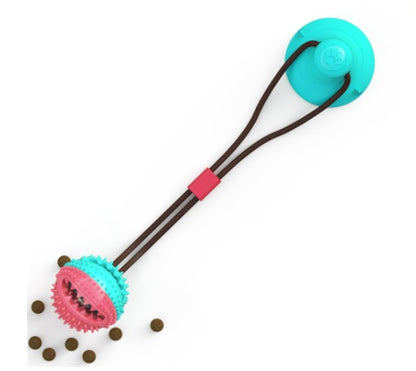 Suction Cup Tug Toy with Chew Ball