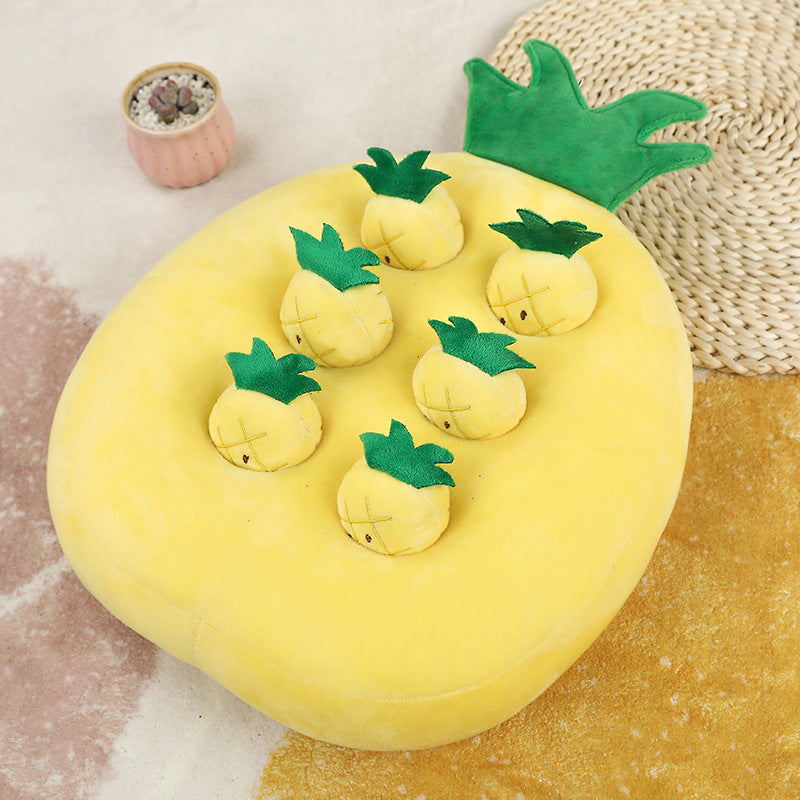 Carrot Pulling Plush Snuffle Toy