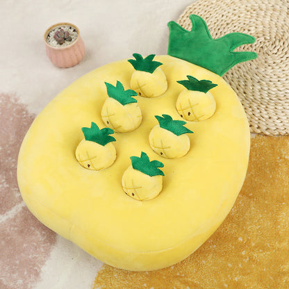 Carrot Pulling Plush Snuffle Toy