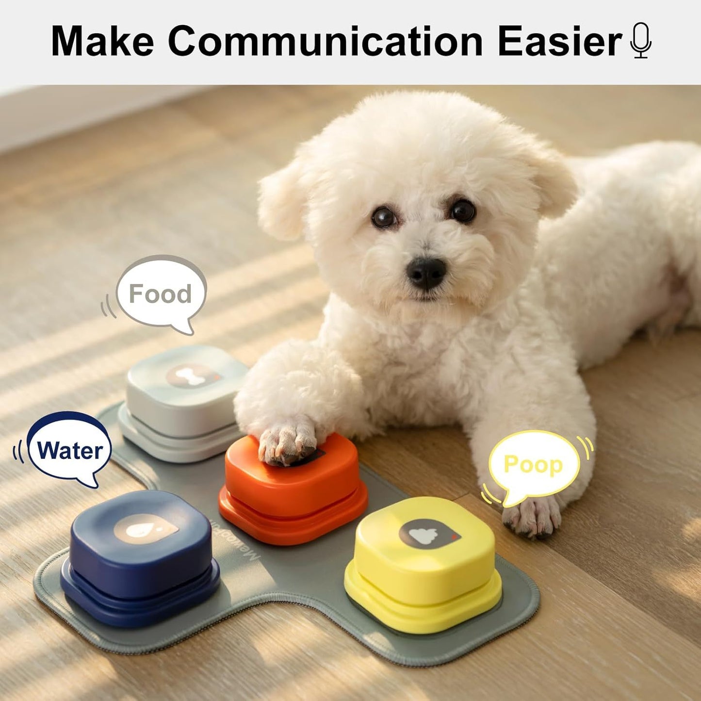 MEWOOFUN Pet Communication Buttons (3-Pack)