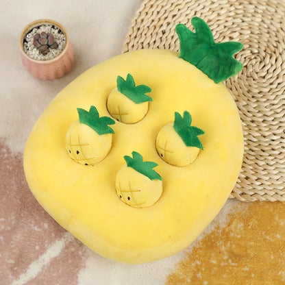 Carrot Pulling Plush Snuffle Toy