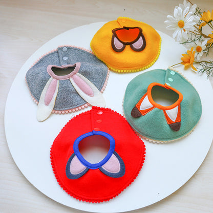 Dog Cat Cartoon Animal Bib Pet Scarf